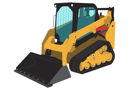 skid steer cartoon images|track skid steer clip art.